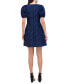 Women's Jacquard Fit & Flare Dress