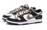 【定制球鞋】 Nike Dunk Low Retro 礼物 字母 解构 高街 低帮 板鞋 男款 黑棕 / Кроссовки Nike Dunk Low DD1391-100