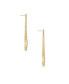 ფოტო #2 პროდუქტის Sparkle Droplet 18K Gold Plated Earrings
