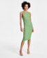 Фото #2 товара Women's Ribbed Bodycon Midi Tank Dress, Created for Macy's