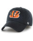 Фото #1 товара Men's Black Cincinnati Bengals Franchise Logo Fitted Hat
