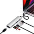 Satechi ST-UCSMA3S - USB 3.2 Gen 1 (3.1 Gen 1) Type-C - HDMI,RJ-45,USB 3.2 Gen 1 (3.1 Gen 1) Type-A,USB 3.2 Gen 1 (3.1 Gen 1) Type-C - MicroSD (TransFlash),SD - 5000 Mbit/s - Silver - 60 W