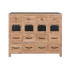 Фото #4 товара Тумба с ящиками Home ESPRIT Чёрный Натуральный Металл Ель Cottage 110 x 40 x 92,5 cm