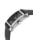 ფოტო #2 პროდუქტის Women's Luino Swiss Quartz Diamond Accents Black Handmade Italian Leather Strap Watch 23mm x 29mm