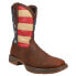 Фото #2 товара Durango Rebel Patriotic Pull On Square Toe Mens Brown Casual Boots DB5554