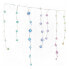 LED Curtain Lights Icicle Multicolour (300 x 70 cm)