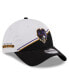 Фото #1 товара Men's White, Black Baltimore Ravens 2023 Sideline 9TWENTY Adjustable Hat
