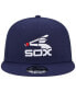 Men's Navy Chicago White Sox Cooperstown Collection Team Color Trucker 9FIFTY Snapback Hat