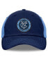 Фото #3 товара Men's Navy/Sky Blue New York City FC Iconic Blocked Fundamental Adjustable Hat