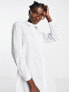 Vero Moda – Hemdkleid in Weiß