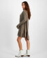 Women's Olivia Flare-Sleeve Waffle Knit Tunic