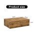 Stylish & Durable Wood Texture Coffee Table - 39.37x23.62x11.81"