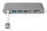 Фото #8 товара DIGITUS Universal Docking Station - USB Type-C™ - Wired - USB 3.2 Gen 1 (3.1 Gen 1) Type-C - 60 W - 10,100,1000 Mbit/s - Grey - MMC - MicroSD (TransFlash) - MicroSDHC - MicroSDXC