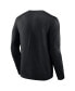 ფოტო #3 პროდუქტის Men's Black Alabama Crimson Tide Distressed Arch Over Logo Long Sleeve T-shirt