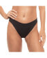 Фото #1 товара Women's Lace Overlay High Cut Banded Bikini Bottom