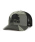 Фото #2 товара Men's Camo, Black Cleveland Browns Countershade MVP Trucker Snapback Hat