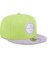 Фото #3 товара Men's Neon Green, Lavender Pittsburgh Steelers Two-Tone Color Pack 9FIFTY Snapback Hat