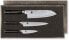 Фото #1 товара Ножи в наборе для хранения Kai Europe Kai DMS-310 - сталь - дерево - серебристый - черный - дерево