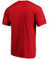 Фото #2 товара Men's Red St. Louis Cardinals Official Wordmark T-shirt