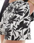 Фото #2 товара ASOS DESIGN swim shorts in short length in hand painted floral print