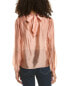 Gracia Sheer Mock Neck Top Women's