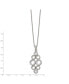 Фото #2 товара Preciosa Crystal Circles Pendant Cable Chain Necklace