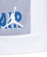 Фото #3 товара Комплект для девочек Jordan Летняя футболка с графическим принтом и шорты из французского терри, 2 штуки.
