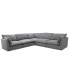 Фото #2 товара Marsten 126" 5-Pc. Fabric Sectional, Created for Macy's