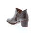 Фото #12 товара Bed Stu Carla F393009 Womens Gray Leather Zipper Ankle & Booties Boots