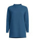 Фото #1 товара Women's Long Sleeve Textured Pique Funnel Neck Tunic