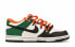 【定制球鞋】 Nike Dunk Low 礼盒 青皮红柚 高级感 低帮 板鞋 GS 黑绿橙 / Кроссовки Nike Dunk Low DH9765-003