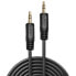 Lindy Audio Cable 3.5 mm Stereo/1m - 3.5mm - Male - 3.5mm - Male - 1 m - Black