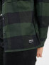 Dr Denim shirt with long sleeves in green check