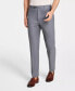 Фото #1 товара Michael Kors Men's Classic Fit Performance Dress Pants Silver Drey 32W 32L