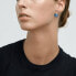 Pink gilded steel earrings with blue glass SKJ1136791