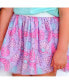 Little and Big Girls Mermaid Splash Tutu Skirt