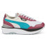 Фото #1 товара Puma Cruise Rider Flair Lace Up Womens White Sneakers Casual Shoes 38165412
