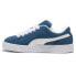 Фото #3 товара Puma Suede Xl Lace Up Mens Blue Sneakers Casual Shoes 39520506