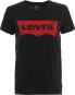 Фото #1 товара Футболка спортивная Levi's The Perfect Large Batwing Tee черная XXS