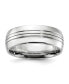 ფოტო #1 პროდუქტის Cobalt Polished Grooved Wedding Band Ring