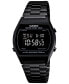 ფოტო #1 პროდუქტის Men's Digital Vintage Black Stainless Steel Bracelet Watch 39x39mm B640WB-1BMV