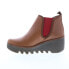 Фото #3 товара Fly London Byne BYNE349FLY-013 Womens Brown Leather Slip On Chelsea Boots