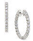 Фото #1 товара Серьги Macys Diamond InandOut Hoop