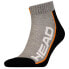 Фото #2 товара HEAD RACKET Tennis Stripe Quarter short socks 2 pairs