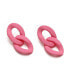 Фото #1 товара Women's Pink Chain-link Drop Earrings