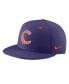 Men's Purple Clemson Tigers Aero True Baseball Performance Fitted Hat