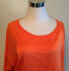 Фото #3 товара Polo Ralph Lauren Women's Rounded Neck Long Sleeve Blouse Orange L