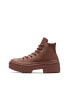 Converse Chuck taylor all star lugged heel platform waterproof in bear nap brown/bear nap/black