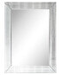 Solid Wood Frame Covered with Beveled Prism Mirror - 40" x 30"