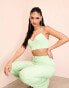 Фото #1 товара ASOS LUXE co-ord tailored bralet in green